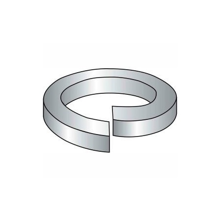 Brighton-Best Split Lock Washer, For Screw Size 1/4 in Steel, Zinc Plated Finish 349006